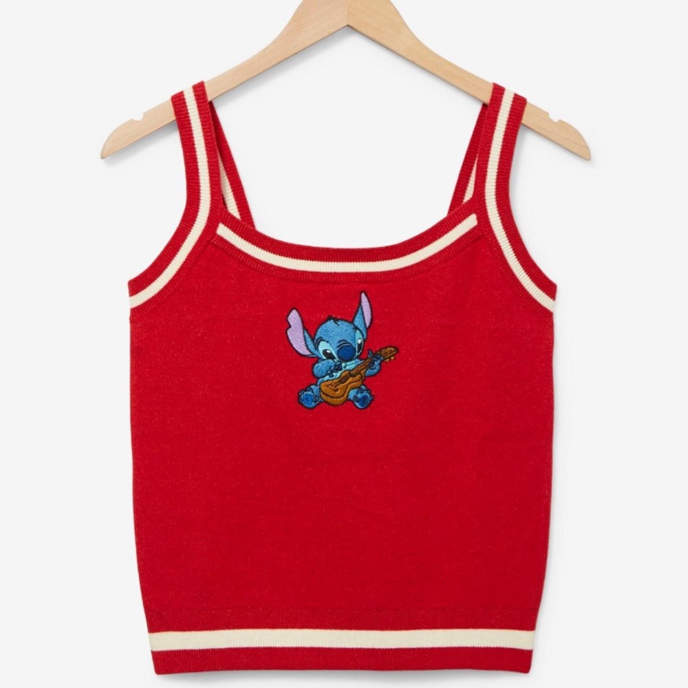 Disney Lilo & Stitch Ukulele Women's Knit Tank Top - BoxLunch Exclusive - Picture 1 of 2